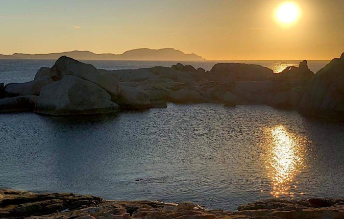 L'image du jour : Quand le Soleil se couche sur a Punta di Spanu