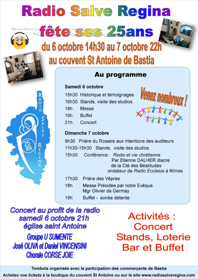 Bastia : 25 bougies pour Radio Salve Regina Bastia : 25 bougies pour Radio Salve Regina
