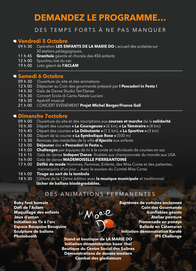 La Marie Do 12 ème édition, c’est parti ! La Marie Do 12 ème édition, c’est parti !