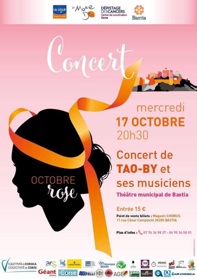 Tao-By et ses musiciens au Théâtre de Bastia le 17 octobre Tao-By et ses musiciens au Théâtre de Bastia le 17 octobre