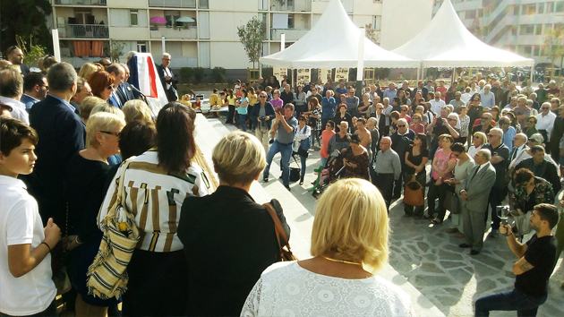 Ajaccio : inauguration de la place Jean Casili, en plein cœur des Salines