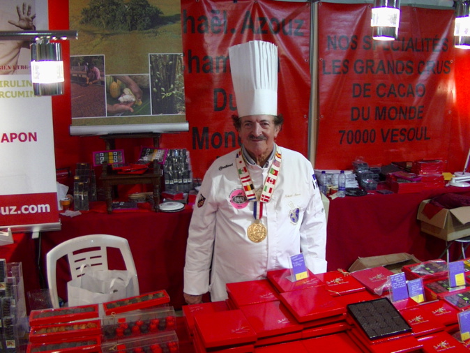 Mickael Azouz, chocolatier, champion du monde