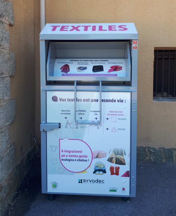Déchets : Le recyclage du textile poursuit sa croissance en Corse Déchets : Le recyclage du textile poursuit sa croissance en Corse