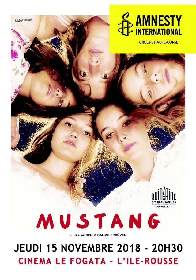 10 NOV    Projection du film "Mustang" à Lisula avec Amnesty International