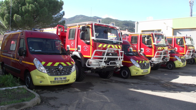 Des nouveaux véhicules performants pour le Service d’Incendie et de Secours de la Haute-Corse