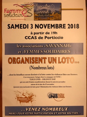 Un grand loto solidaire à la CCAS de Porticcio Un grand loto solidaire à la CCAS de Porticcio