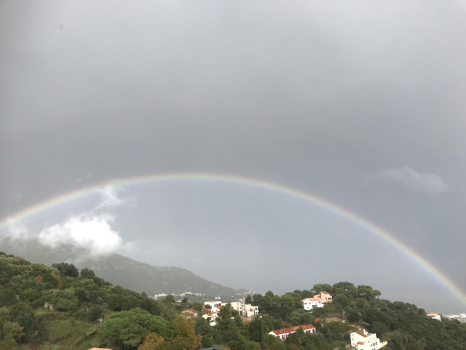 Au-dessus de Bastia Au-dessus de Bastia