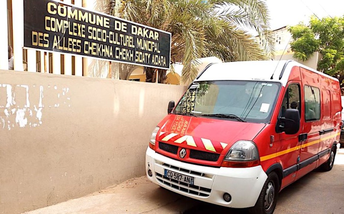 L'ambulance du Sdis de Haute-Corse à Dakar