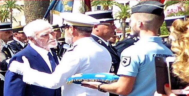 L'adjudant -chef René Peres décoré de la légion d'honneur le 14 juillet 2018