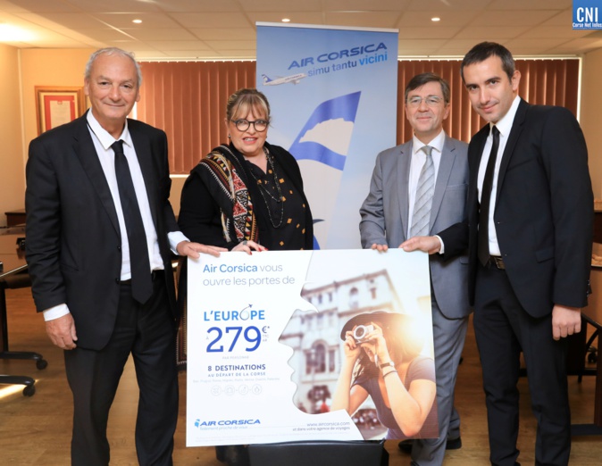 La promotion d’hiver d’Air Corsica : L’Europe à tire d’ailes