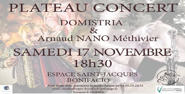 "D'un monde à l'autre" avec Domistria et Arnaud Nano Méthivier à Bonifaccio