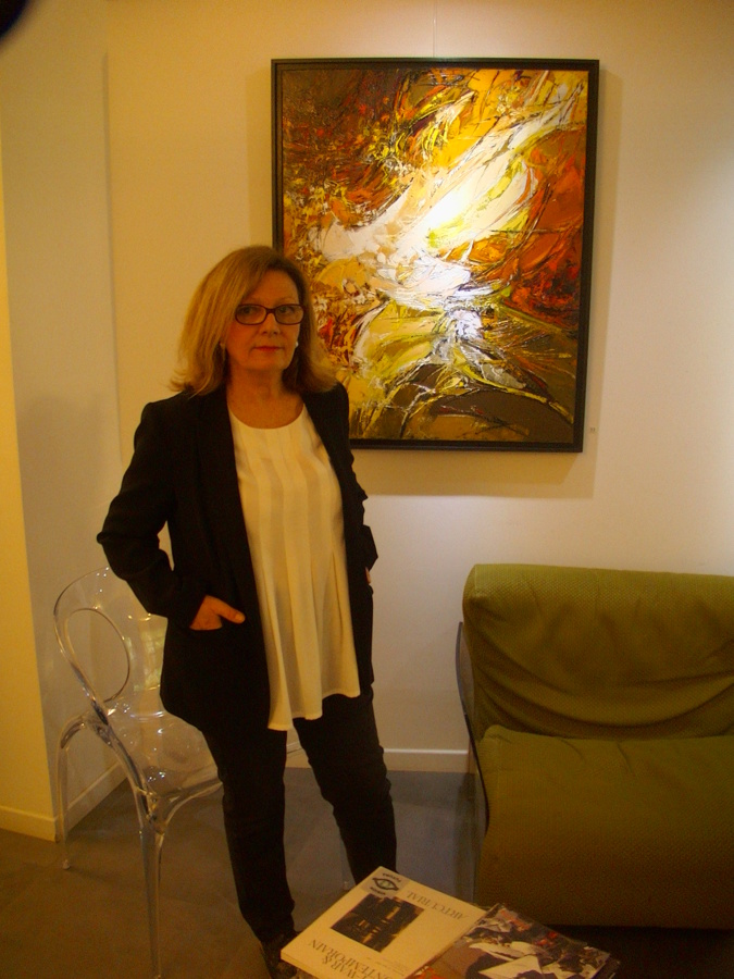 L'artiste au coeur de ses toiles