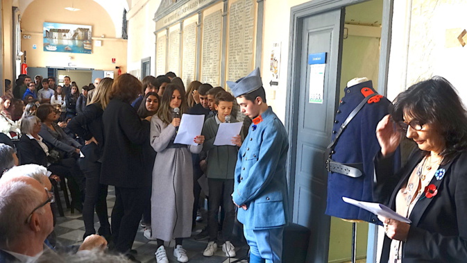 Collège Vinciguerra : Les noms des 200 victimes de la Grande Guerre gravés dans le marbre Collège Vinciguerra : Les noms des 200 victimes de la Grande Guerre gravés dans le marbre