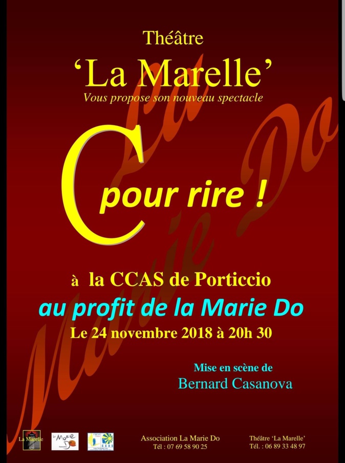 La troupe du Théâtre de ‘’La Marelle‘’ joue pour La Marie Do La troupe du Théâtre de ‘’La Marelle‘’ joue pour La Marie Do