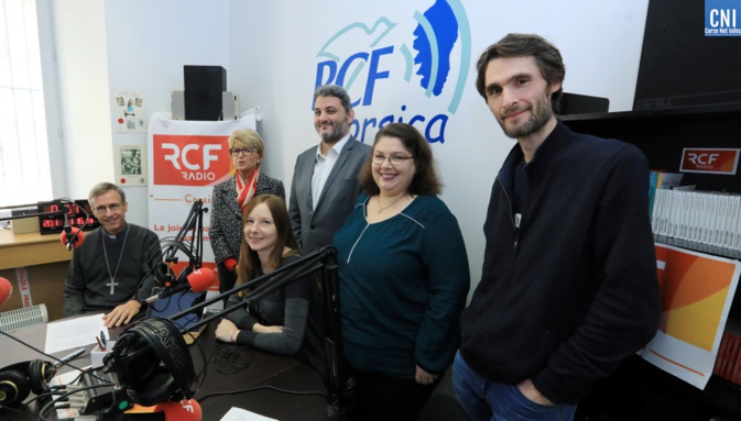 L'équipe de RCF Corsica (Photo Michel Luccioni)