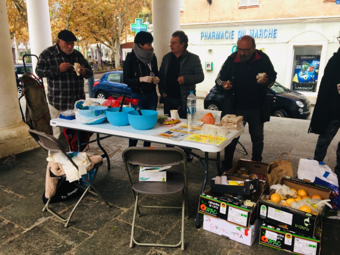 Action contre le gaspillage alimentaire à Lisula