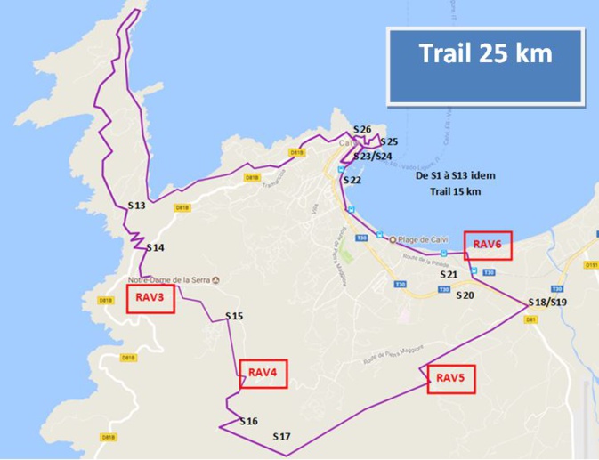 2e TRAIL IN CALVI les 24 et 25 novembre 2e TRAIL IN CALVI les 24 et 25 novembre