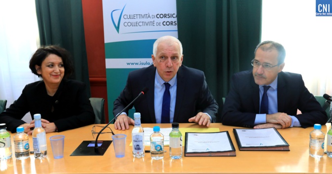 Xavier Luciani et Jean-Guy Talamoni (Photos Michel Luccioni) Xavier Luciani et Jean-Guy Talamoni (Photos Michel Luccioni)