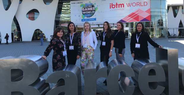 La délégation corse à l'IBTM World de Barcelone..