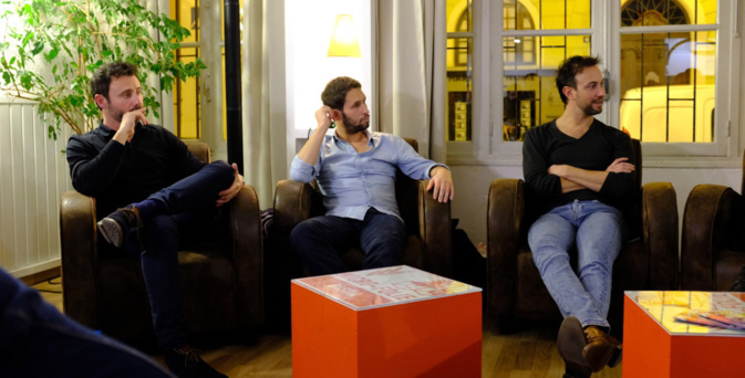 Nathanaël Maïni, Fabien Ara et Alexandre Oppecini Nathanaël Maïni, Fabien Ara et Alexandre Oppecini