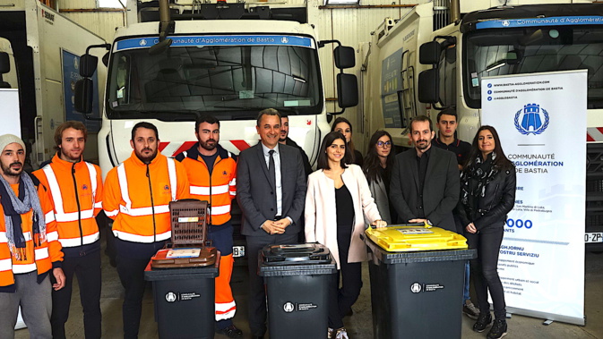 Bastia : Lancement de la collecte des déchets "en porte-à-porte" au Nord de la CAB Bastia : Lancement de la collecte des déchets "en porte-à-porte" au Nord de la CAB