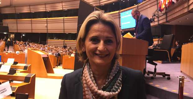 Nanette Maupertuis, conseillère exécutive en charge des affaires européennes, présidente de l'Agence du tourisme et membre du Comité européen des Régions.