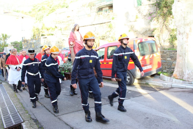 Le SIS de Haute-Corse a célébré Sainte-Barbe à Santa Maria di Lota