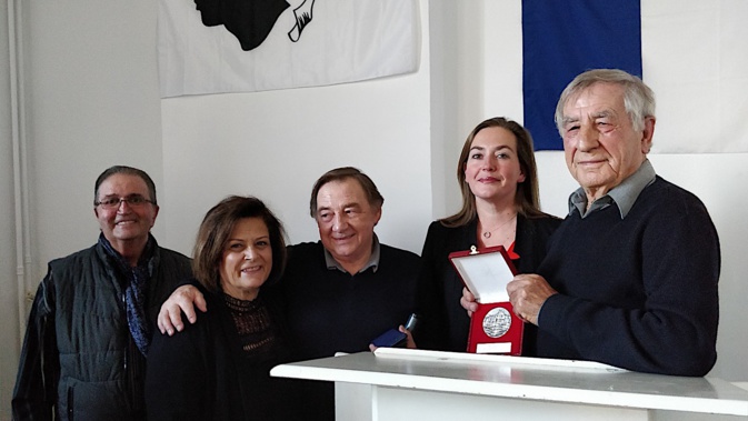 La médaille d’honneur de la ville de Marseille à Antoine Ciosi La médaille d’honneur de la ville de Marseille à Antoine Ciosi