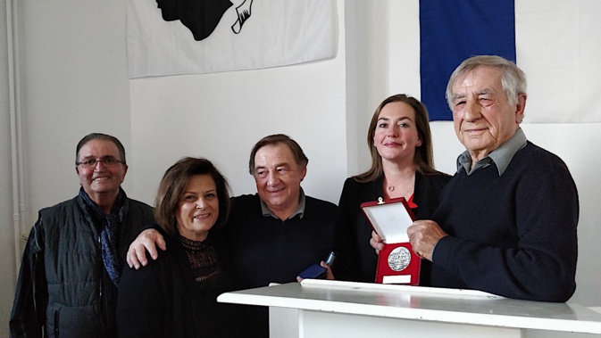 La médaille d’honneur de la ville de Marseille à Antoine Ciosi