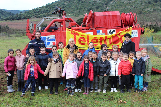 Les pompiers de Ponte-Leccia ont relevé le défi du Téléthon 2018 avec succès
