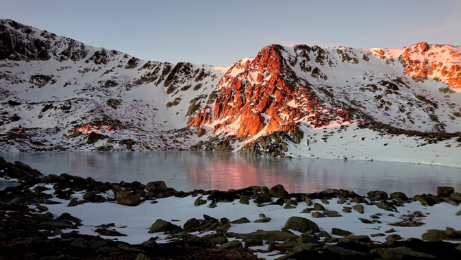 La photo du jour : Le lac de Bastani au petit matin