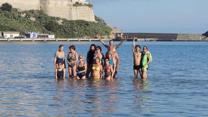 Bain du 1er Janvier : A Calvi aussi…