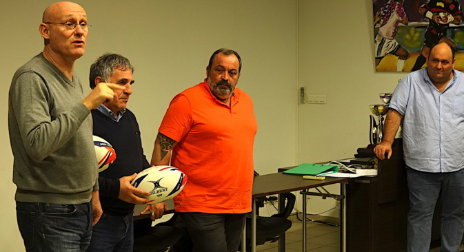 Bernard Laporte à Lucciana : "Le Rugby ne tue pas !"