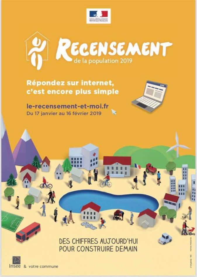 Recensement à Calvi, du 17 janvier au 16 février 2019 Recensement à Calvi, du 17 janvier au 16 février 2019