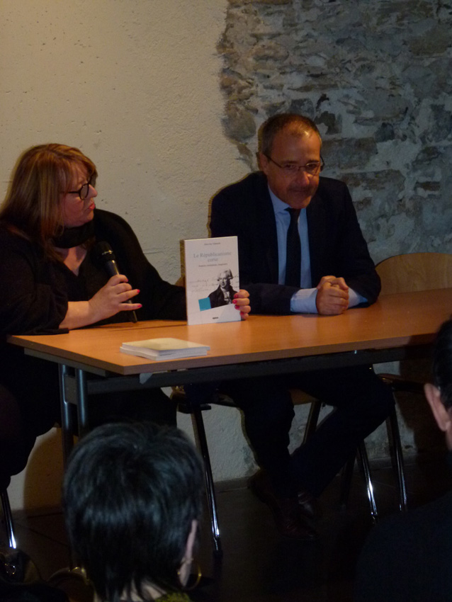 Invité de Musanostra, Jean-Guy Talamoni a présenté "Le Républicanisme Corse"