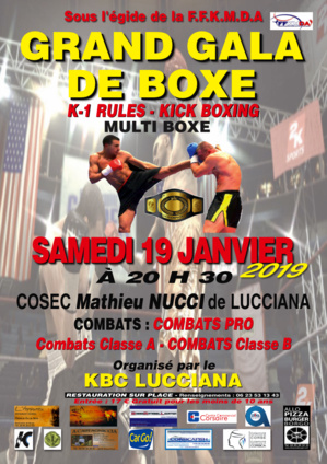 Kick Boxing : Gala du KBC Lucciana ce samedi Kick Boxing : Gala du KBC Lucciana ce samedi
