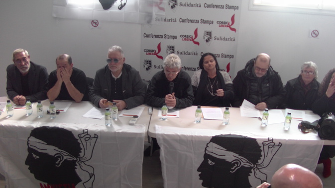 Corsica Libera et l’Associu Sulidarità demandent  la création d’une commission dédiée à la libération des prisonniers politiques