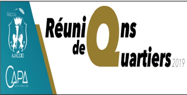 Ajaccio : dates des eéunions de quartiers 2019