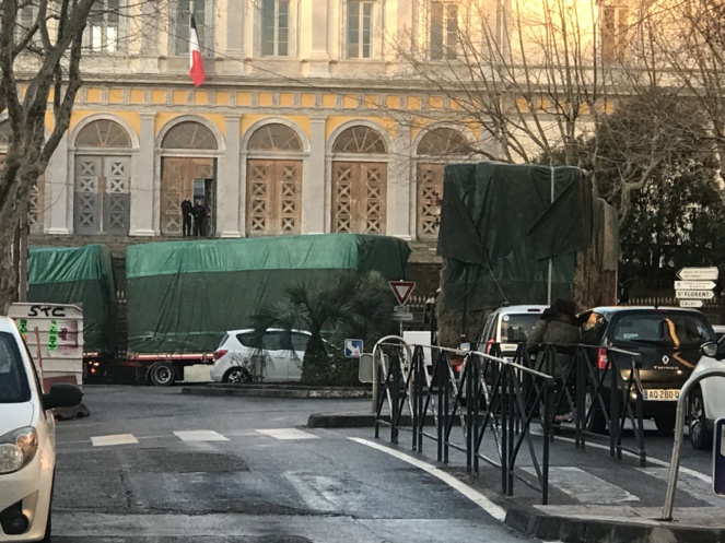 Bastia : Embouteillage en centre ville 