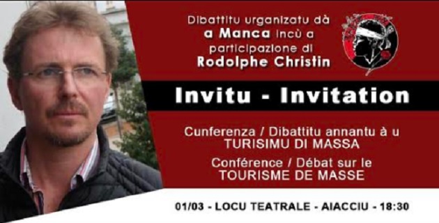 Locu teatrale: Débat A Manca sur le tourisme de masse