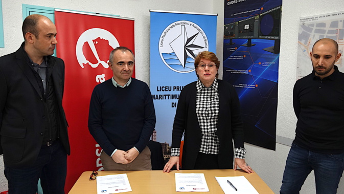 Romain Chappel, Pierre-Antoine Villanova, Evelyne Orsini et Julien Commeto Romain Chappel, Pierre-Antoine Villanova, Evelyne Orsini et Julien Commeto