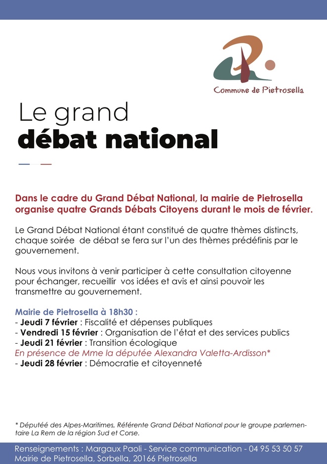 Le grand débat national à Pietrosella