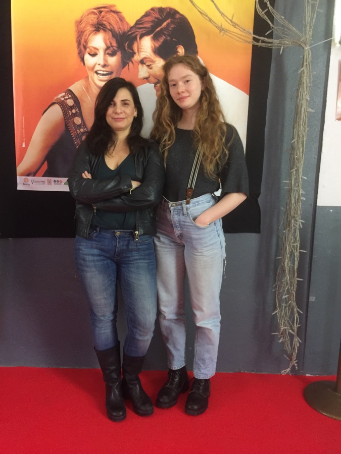 Annarita Zambrano, à gauche, et Charlotte Cétaire présenteront ce soir leur film à Bastia