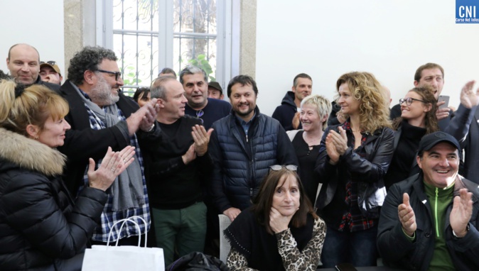 La joie des supporters de Stéphane Paquet (Photo Michel Luccioni)