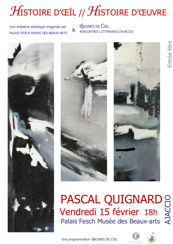 Pascal Quignard au Palais Fesch pour lectures et causerie