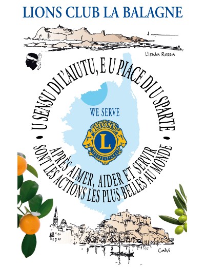Spuntinu le 10 février du Lions Club de Calvi  au profit de l'association LEIA