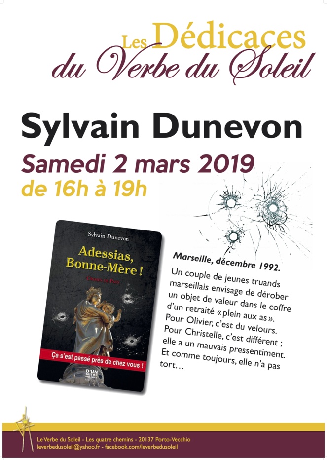 Sylvain Dunevon en dédicace à Porto Vecchio
