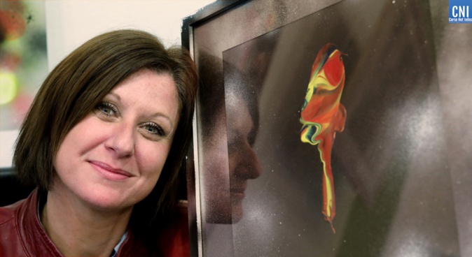 L'artiste Valérie Binsse - photo : Michel Luccioni L'artiste Valérie Binsse - photo : Michel Luccioni