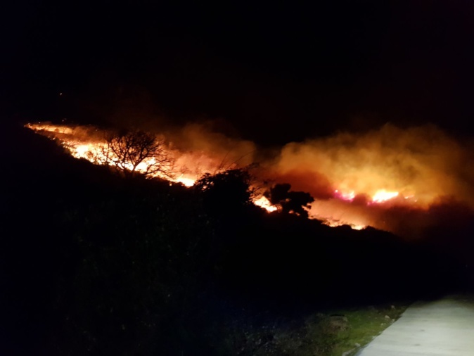 Le feu de Calenzana : impressionnant