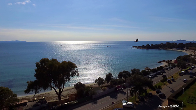 La photo du jour : Lumières de fin d’hiver sur le golfe d’Ajaccio